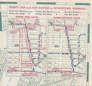 Streetcar and Bus Trolley routes